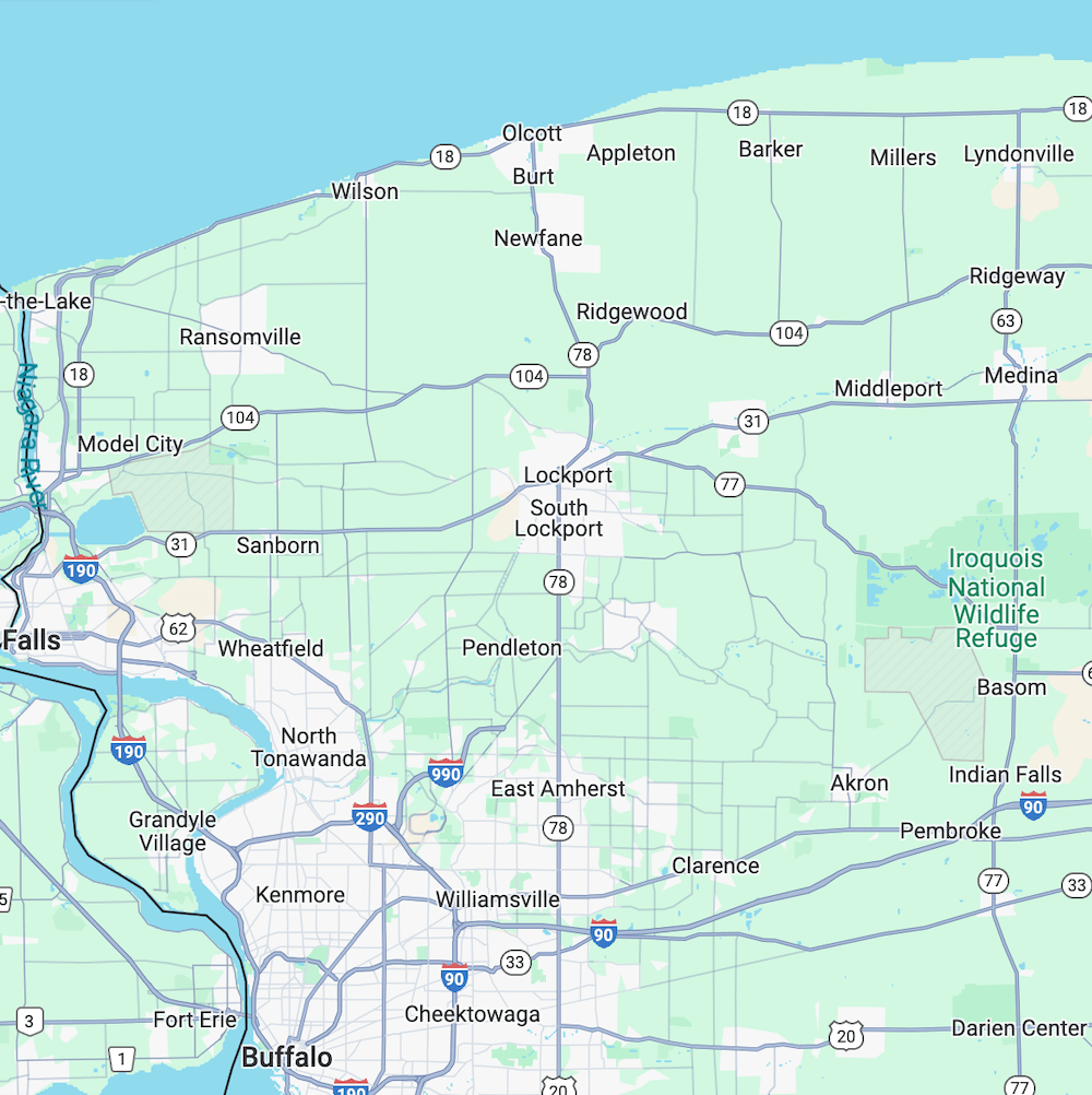 Service area map
